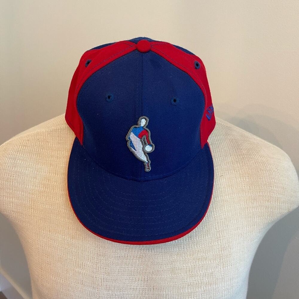 New Era NBA Los Angeles Clippers Baseball Hat Blue & Red Size 7 1/8